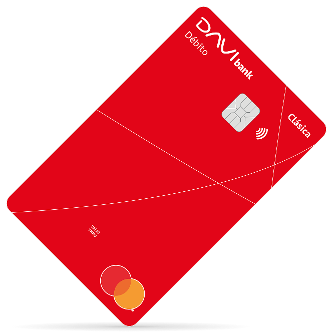 Tarjeta D&eacute;bito Mastercard DAVIbank
